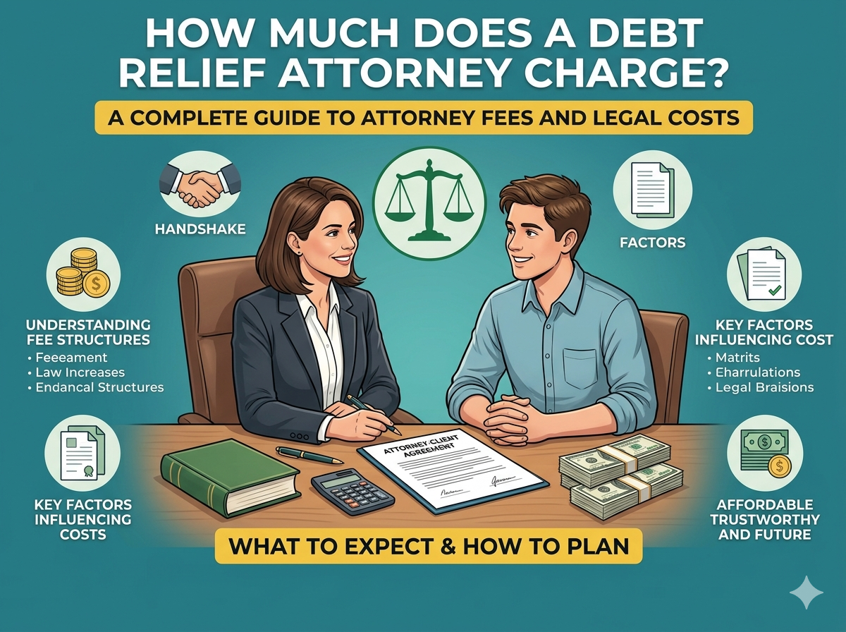 How Much Does a Debt Relief Attorney Charge?