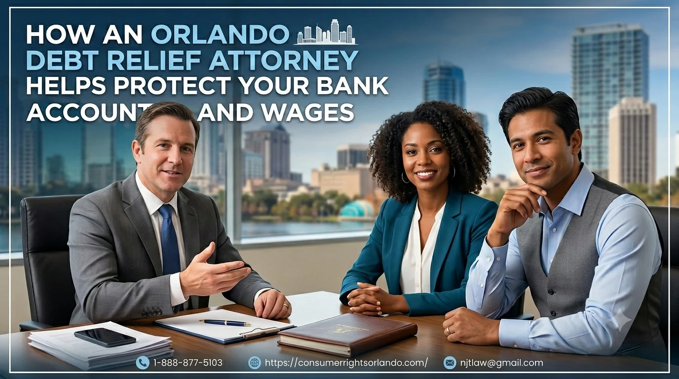 How an Orlando Debt Relief Attorney Helps Protect Your Bank Account and Wages